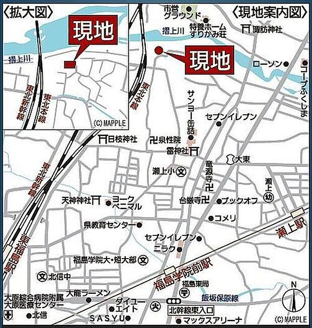 現地案内図