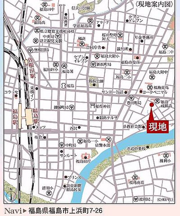 現地案内図