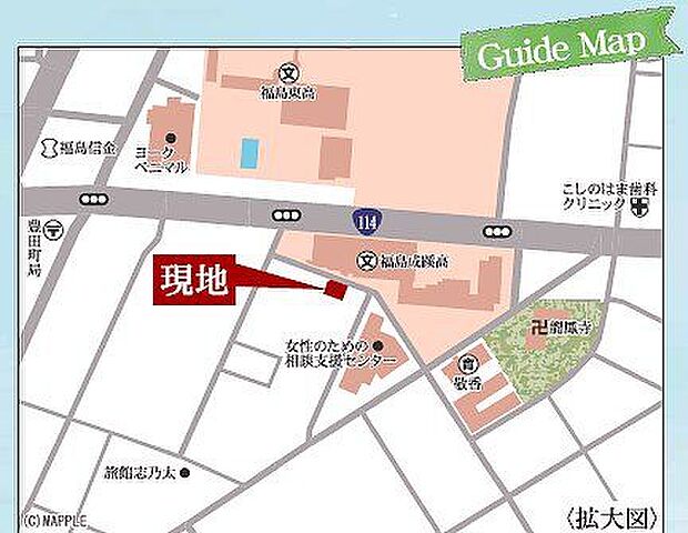 現地案内図
