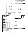 県営厚生年金住宅玉津団地C棟1階4.0万円