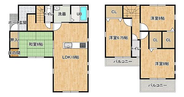 間取りを拡大表示