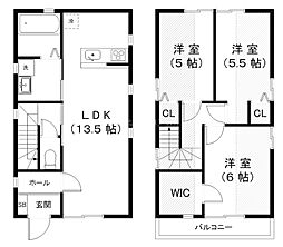 コテージハウス豊郷 3LDKの間取り