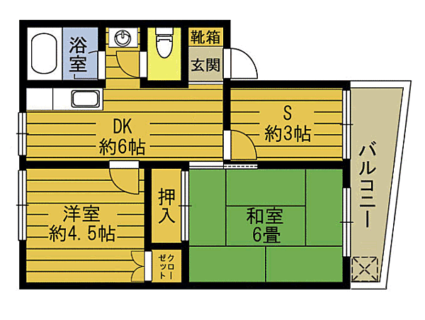 同じ建物の物件間取り写真 - ID:244003944508