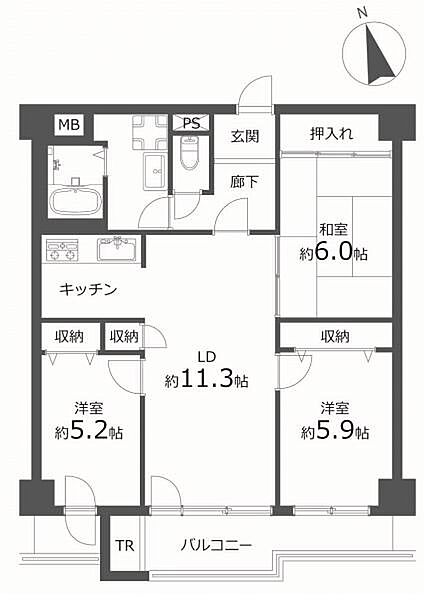 間取り：301000111630