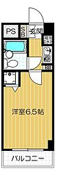 アクエルド都島 1Kの間取図画像