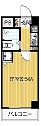 アクエルド都島 1Kの間取図画像