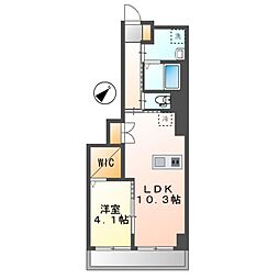 Ｂｅｒｇ　ＳＡＫＡＥ（ベルグ　サカエ） 3階1LDKの間取り