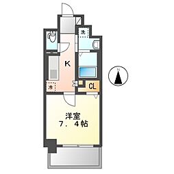 アバンティ（Ａｖａｎｔｉ） 1階1Kの間取り