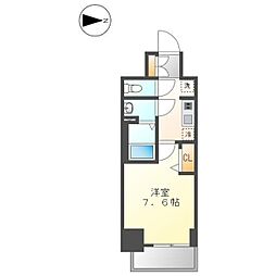 ＳＨＯＫＥＮ　Ｒｅｓｉｄｅｎｃｅ名古屋（太閤通） 14階1Kの間取り
