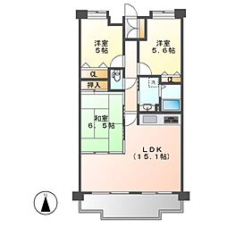 間取図画像 3LDK