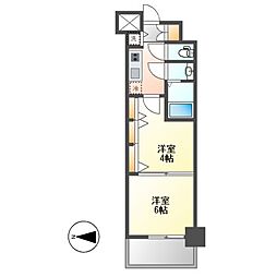 S-RESIDENCE上社aureate　(オリート) 3階2Kの間取り