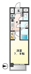 コンフォート新栄（Ｃｏｍｆｏｒｔ新栄） 7階1Kの間取り