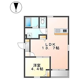 間取図画像 1LDK