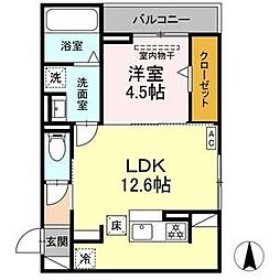 間取図画像 1LDK