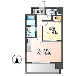 ＧＲＡＣＥ　ＲＥＧＡＬＩＡ（グレースレガリア） 5階1LDKの間取り
