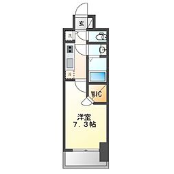名古屋市西区新道1丁目マンション 1Kの間取図画像