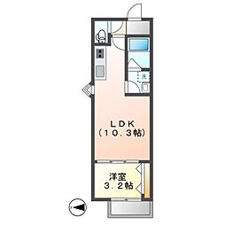 間取図画像 1LDK