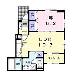 間取図画像 1LDK