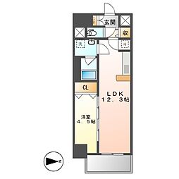 間取図画像 1LDK