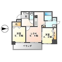 間取図画像 2DK