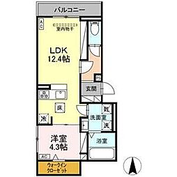 間取図画像 1LDK