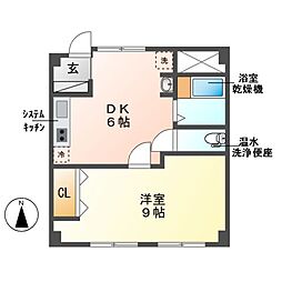 間取図画像 1DK