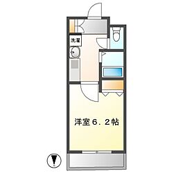 プレサンス桜通アベニュー 1Kの間取図画像