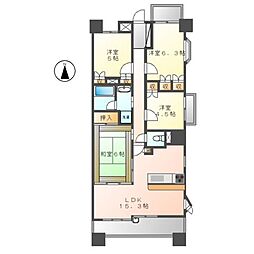 レジディア泉 4LDKの間取図画像