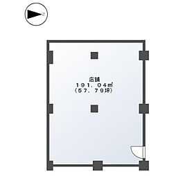 名興ビル(名興中駒ビル)の間取図画像
