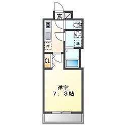 S-RESIDENCE志賀本通North 1Kの間取図画像