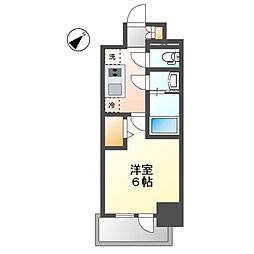 アドバンス名古屋シュテルン 1Kの間取図画像