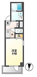 サン・錦本町ビル 1Kの間取図画像