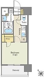 エディアン千種 1Kの間取図画像