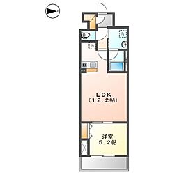 アーバンパーク日吉 1LDKの間取図画像