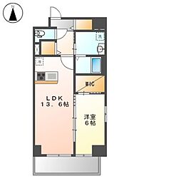 GRAN DUKE千代田aigle 1LDKの間取図画像