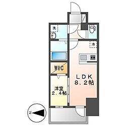 エスリード金山ル・グラン 1LDKの間取図画像