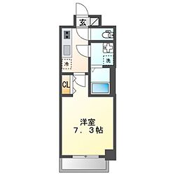 S-RESIDENCE志賀本通North 1Kの間取図画像