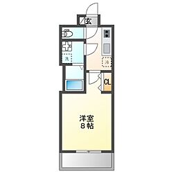 S-RESIDENCE志賀本通North 1Kの間取図画像