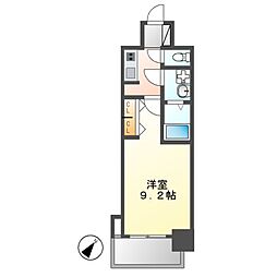 S-RESIDENCE大曽根駅前 1Kの間取図画像