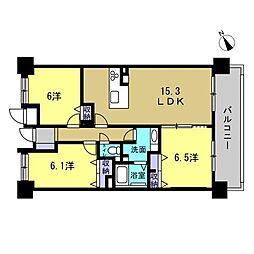 間取図画像 3LDK