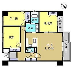 間取図画像 3LDK