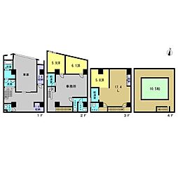 南区出汐3丁目 4LDKの間取り