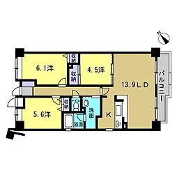 間取図画像 3LDK