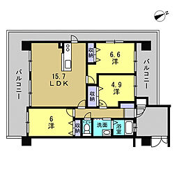 間取図画像 3LDK