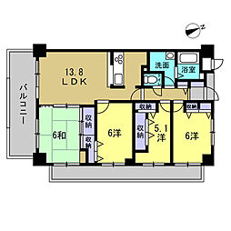 間取図画像 4LDK