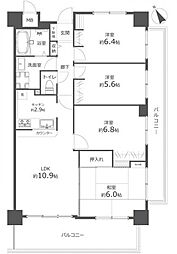 サンピア五日市 4LDKの間取図画像