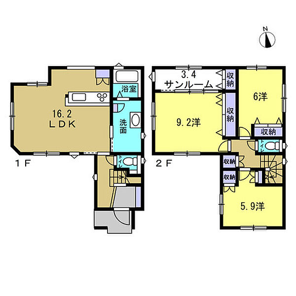 間取りを拡大表示