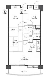 藤和ハイタウン天満町 3LDKの間取図画像
