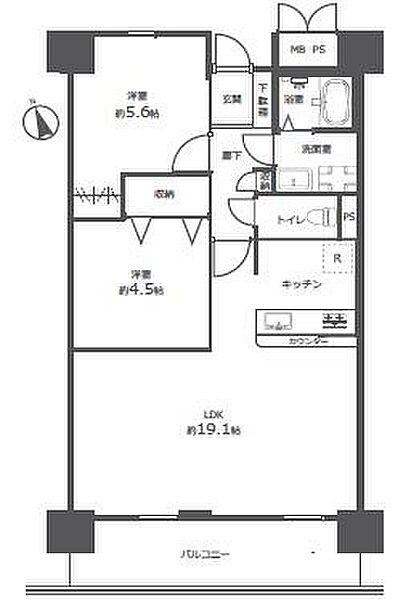 間取りを拡大表示