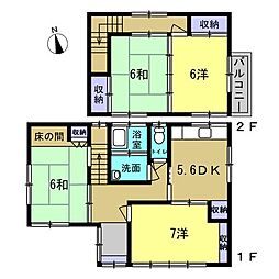 東区温品4丁目 4DKの間取り